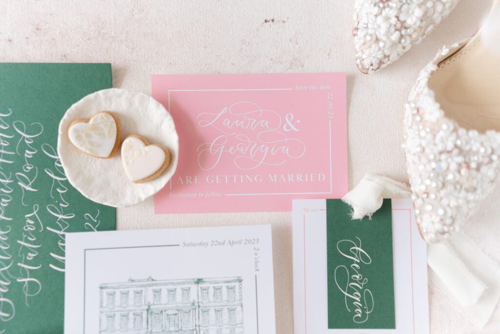 Laura and Georgia are getting married - wedding invitations
